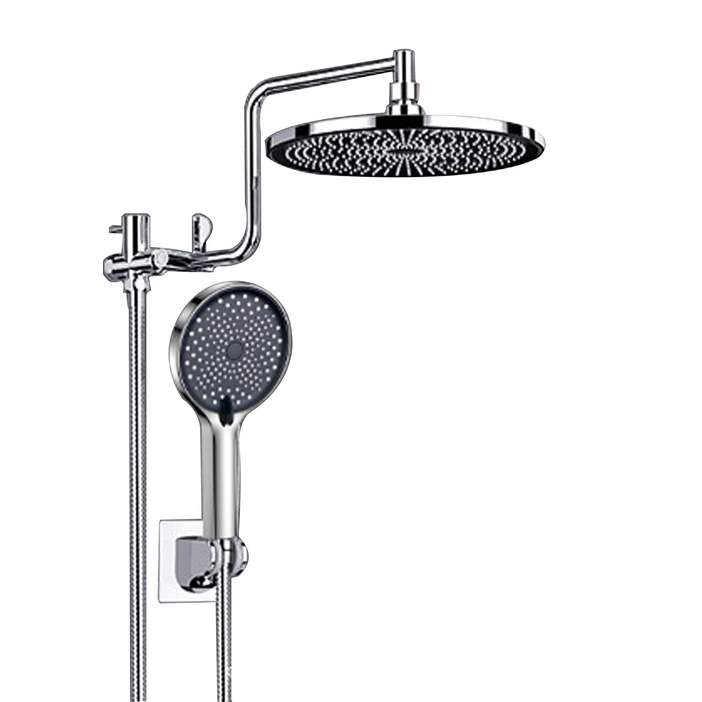 CUPC Hot sales Euro-American High Quality Bathroom Wall Mounted  3 function hand shower concealed Square  Showerhead Set