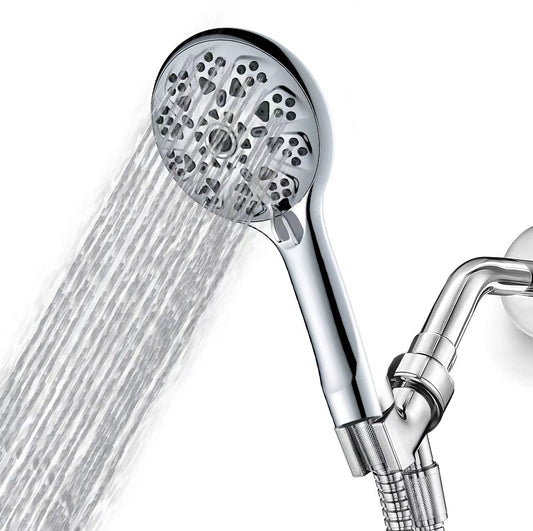 Ultimate Shower - New Design Healthy Negative Ions Purific Rainfall Pressure 9-mode Handheld Shower Head