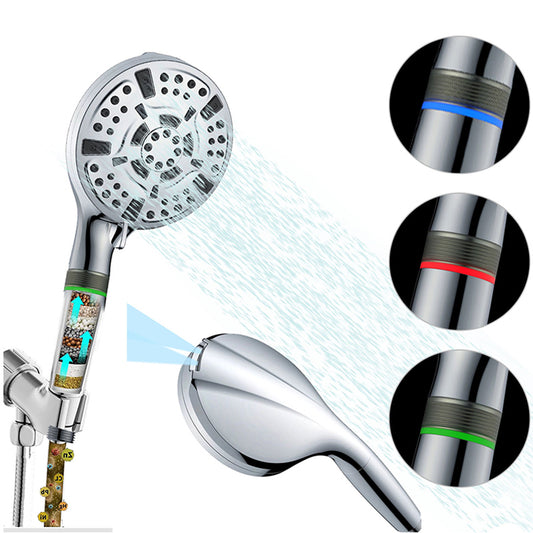 Hot Selling CUPC Wholesale 10 function LED handheld Showerheads with Automatically Color Changing