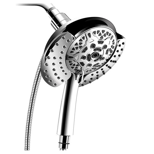 Dual Shower Head combo set with CP Handheld Spray Shower Head with Hose