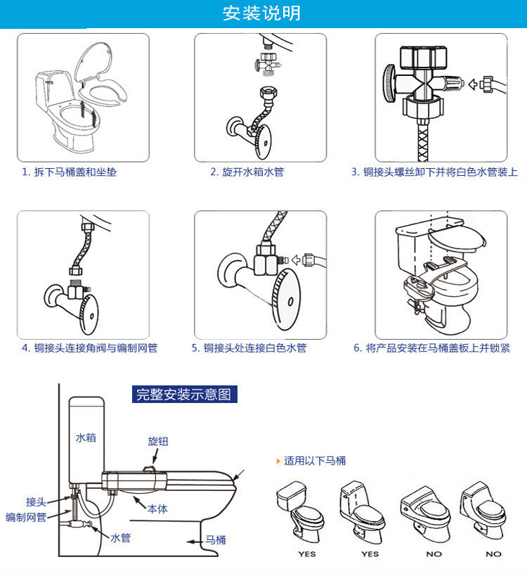 WC-Bidet Modern dual nozzle cleaner lady self cleaning bidet toilet attachment for female home ABS plastic bidet toilet seat