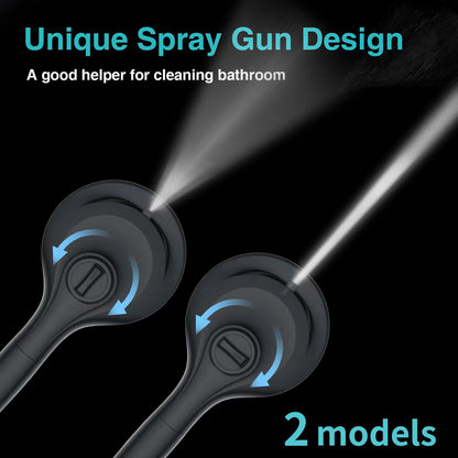 Smart multi handheld high-pressure eco friendly carbon filter save water matte black on off shower head